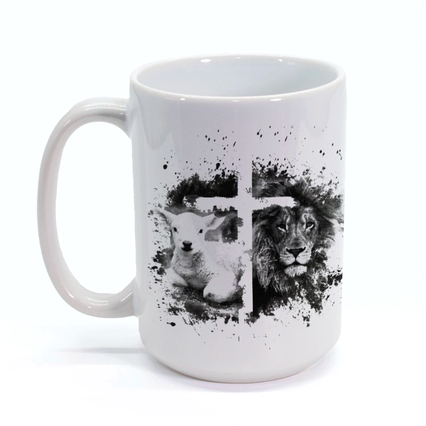 Tazón - cordero y león 2