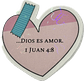 Sticker Dios es Amor - Miniatura 2