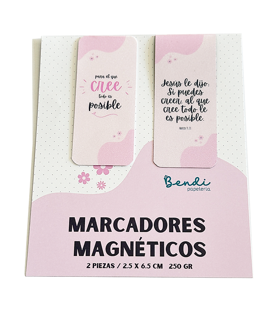 Marcapáginas Magnéticos - para el que cree 1