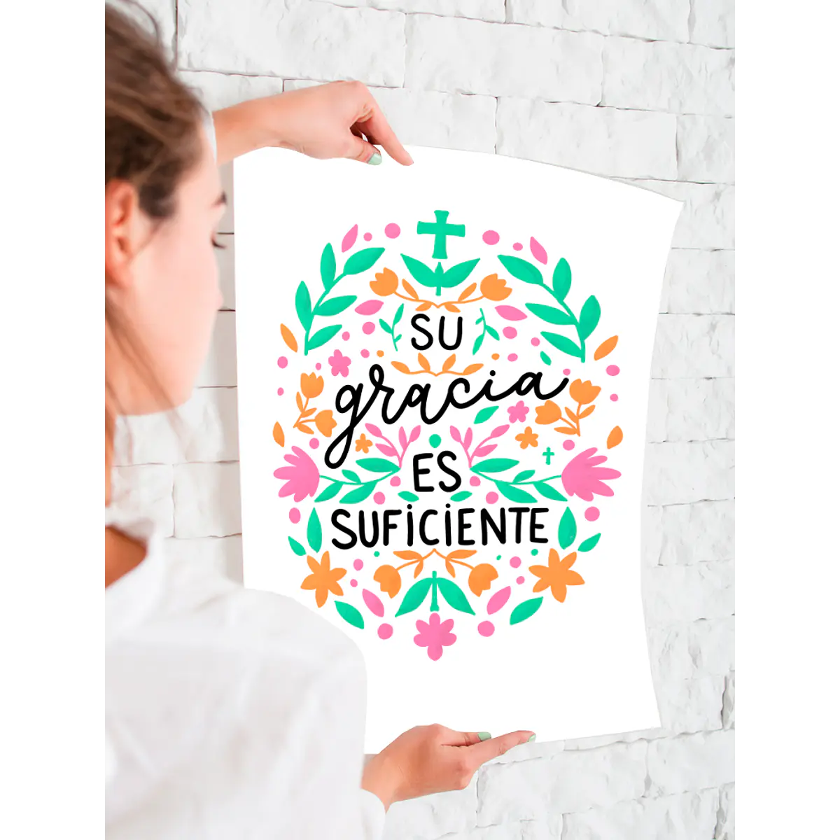 Lámina su gracia es suficiente