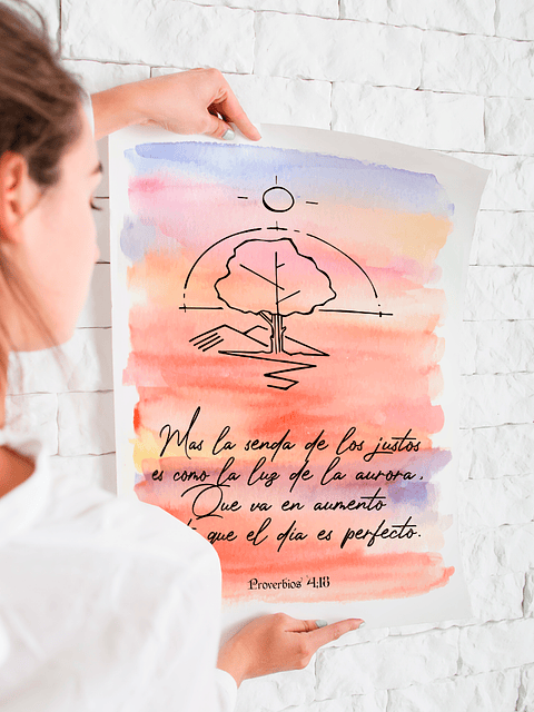 Lámina Proverbios 4:18