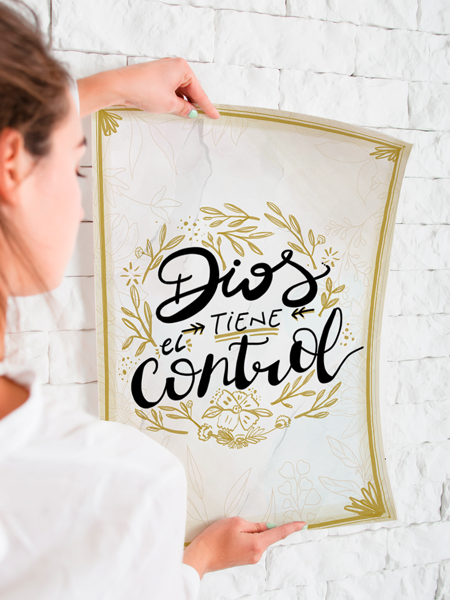 Lámina Dios tiene el control 1