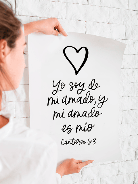 Lámina yo soy de mi amado