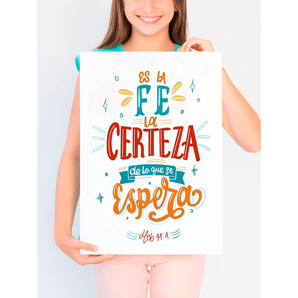 Lámina la fe es la certeza 2