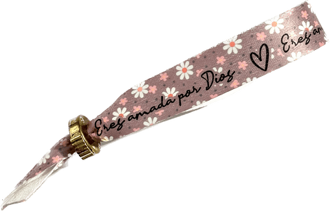 Pulsera Eres amada por Dios 💜
