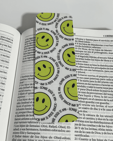 Separador Termolaminado Sonríe Jesús te ama