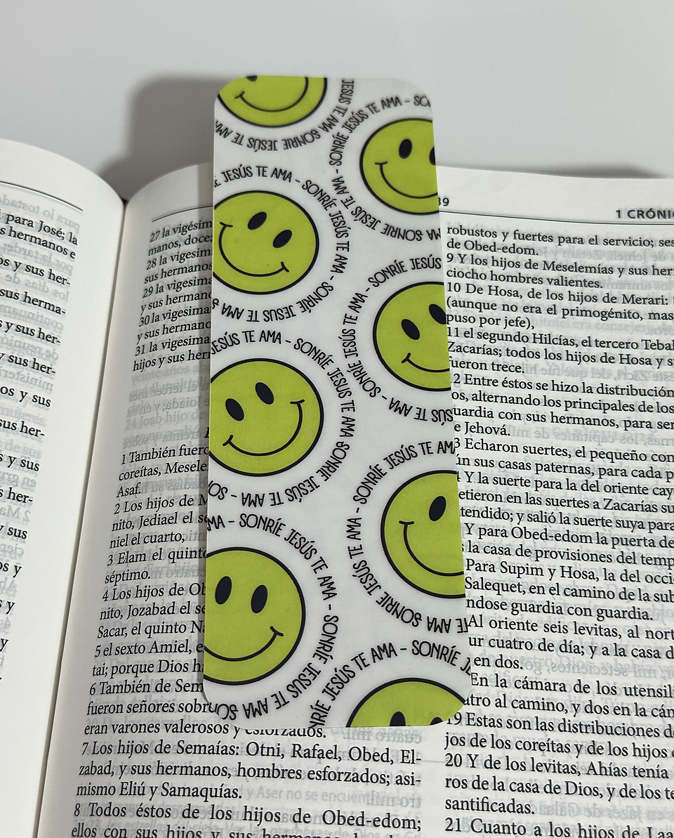 Separador Termolaminado Sonríe Jesús te ama 1