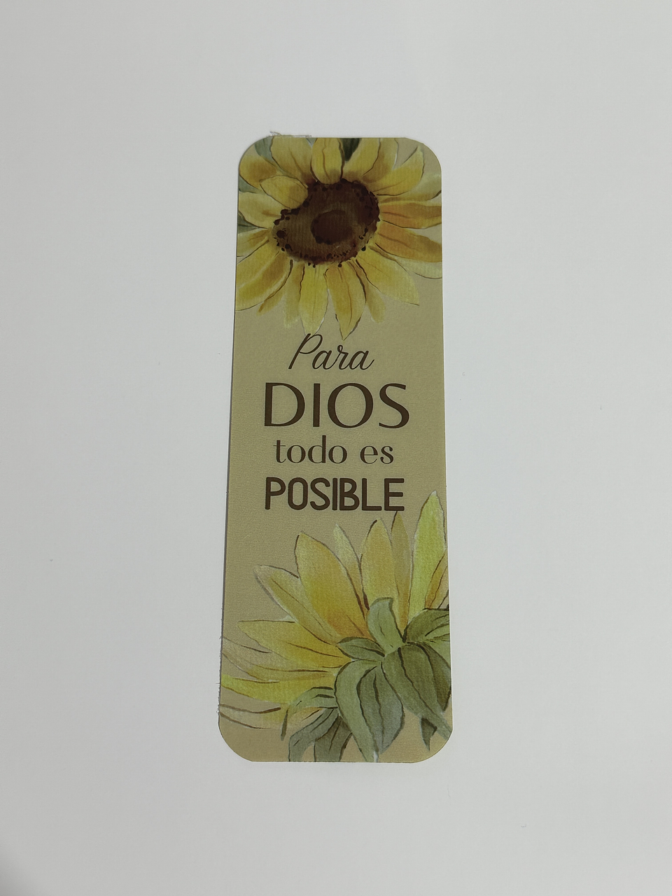 Separador Termolaminado Para Dios todo es posible 2