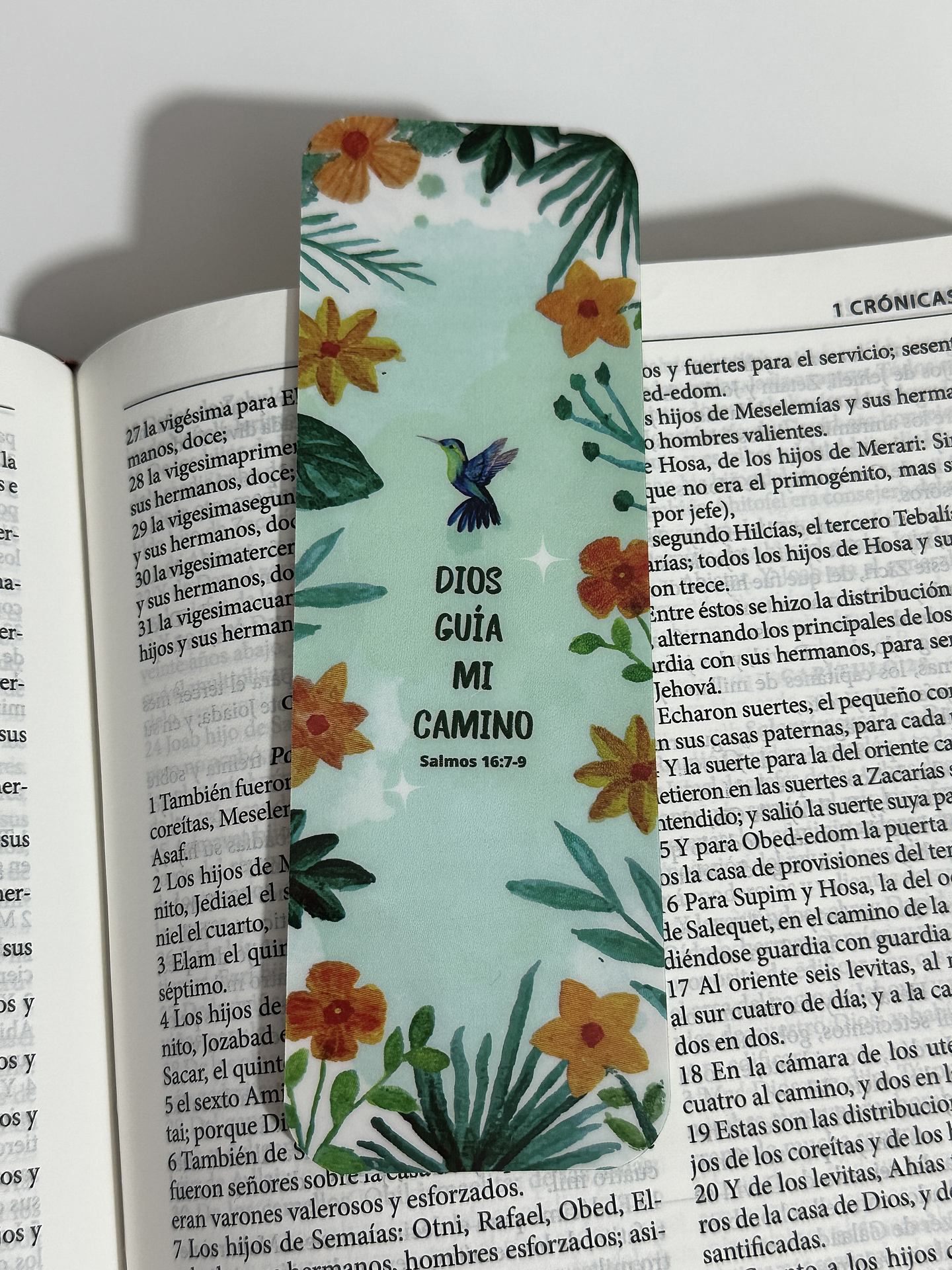 Separador Termolaminado Dios guía mi camino 1