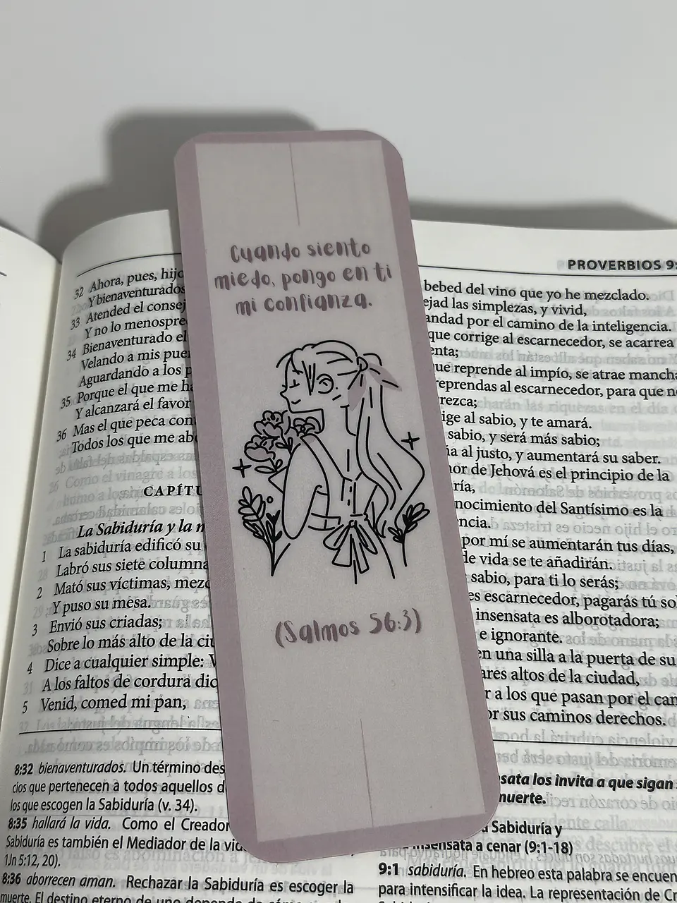 Separador Termolaminado salmos 56:3 1