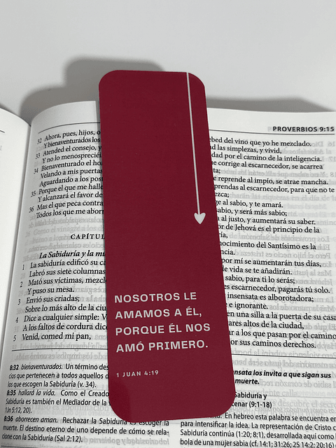 Separador Termolaminado 1 Juan 4:19