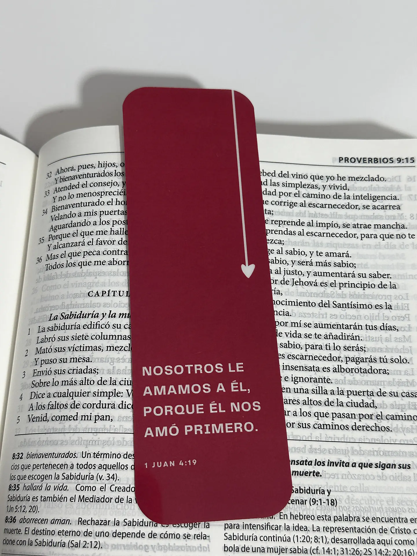 Separador Termolaminado 1 Juan 4:19 1