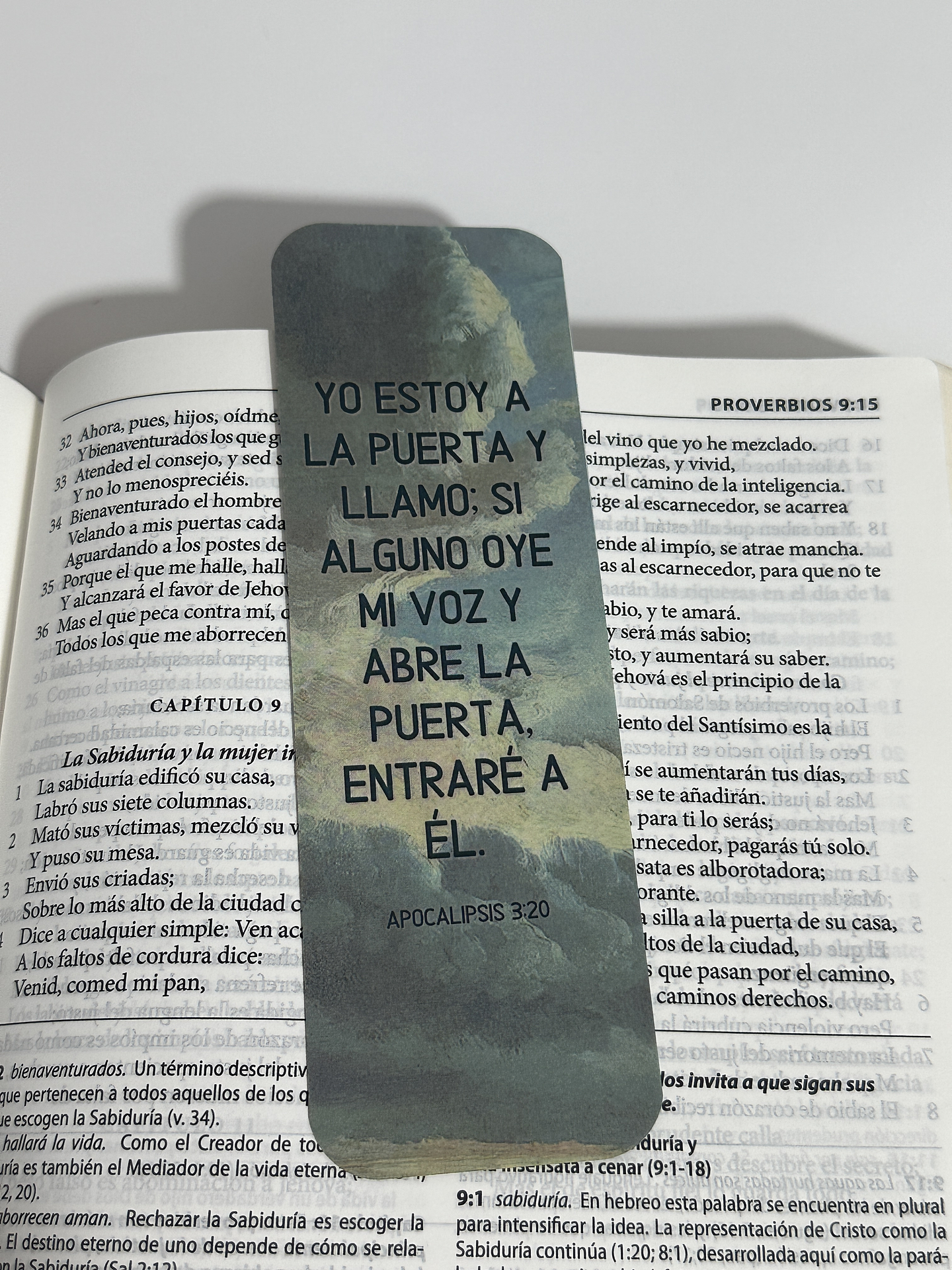 Separador Termolaminado yo estoy a la puerta y llamo 1