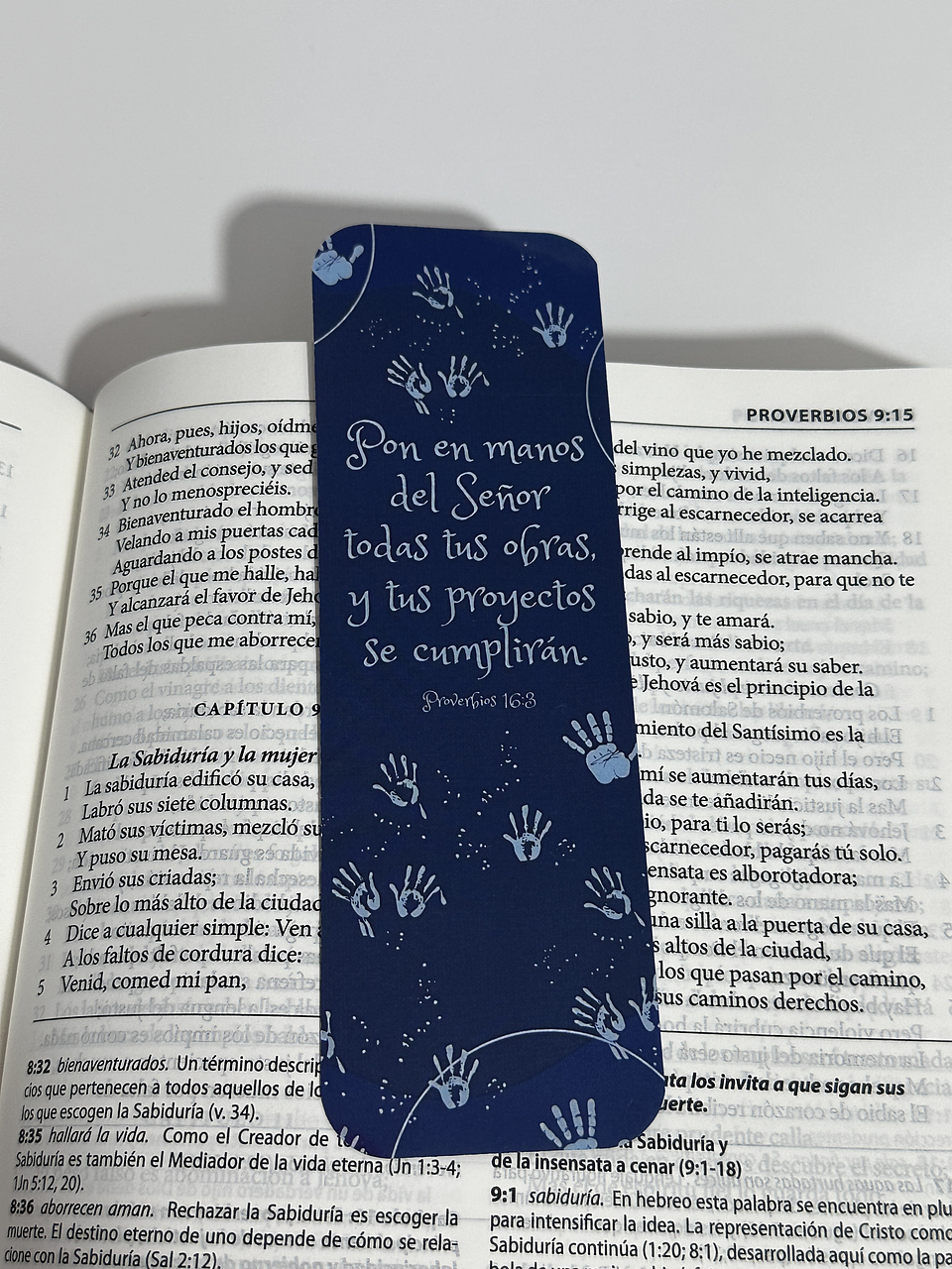 Separador Termolaminado proverbios 16:3 1