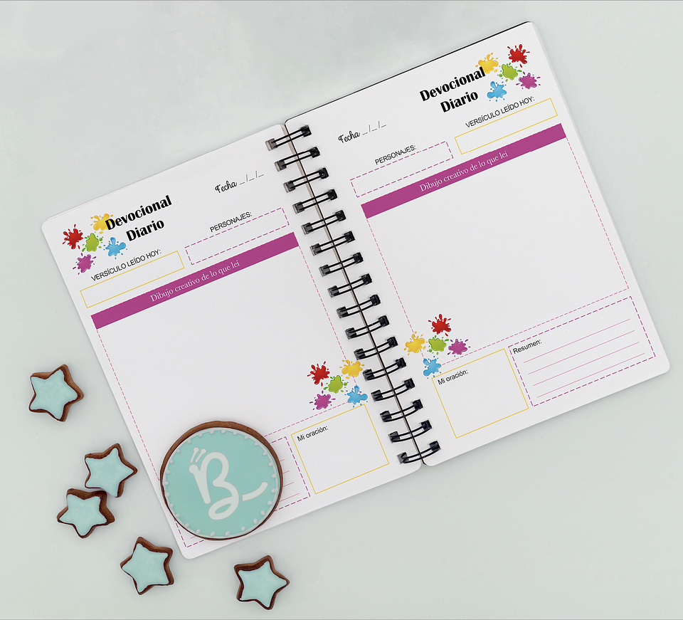 Cuaderno Devocional Infantil Cubos 3