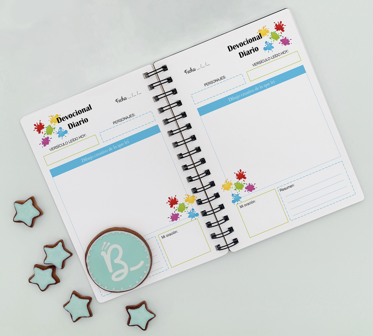 Cuaderno Devocional Infantil Flores 2