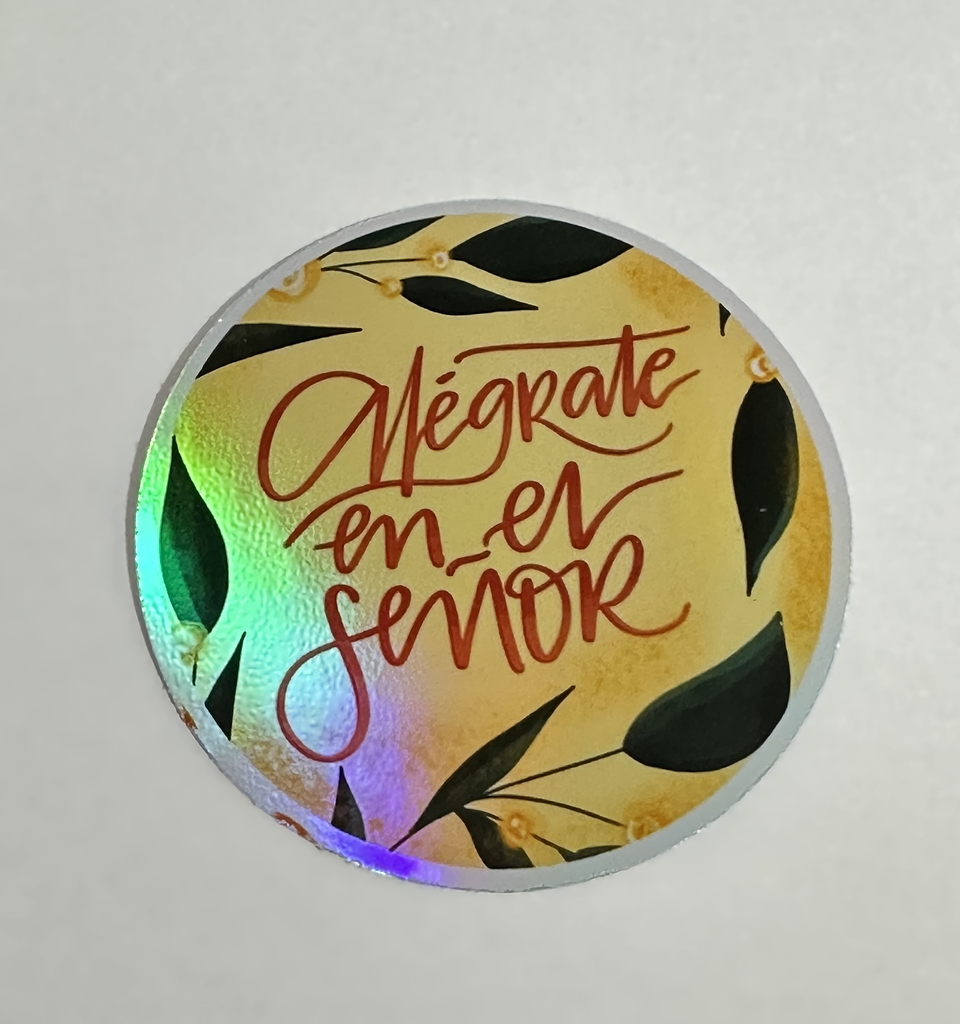 Sticker Alégrate en el Señor 1