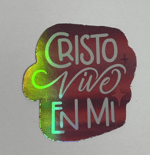 Sticker Cristo vive en mí