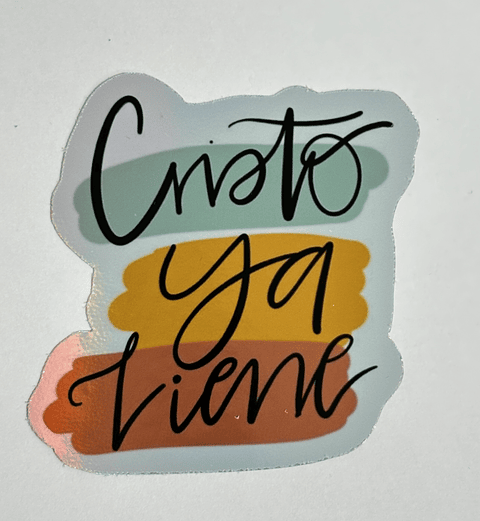 Sticker Cristo ya viene
