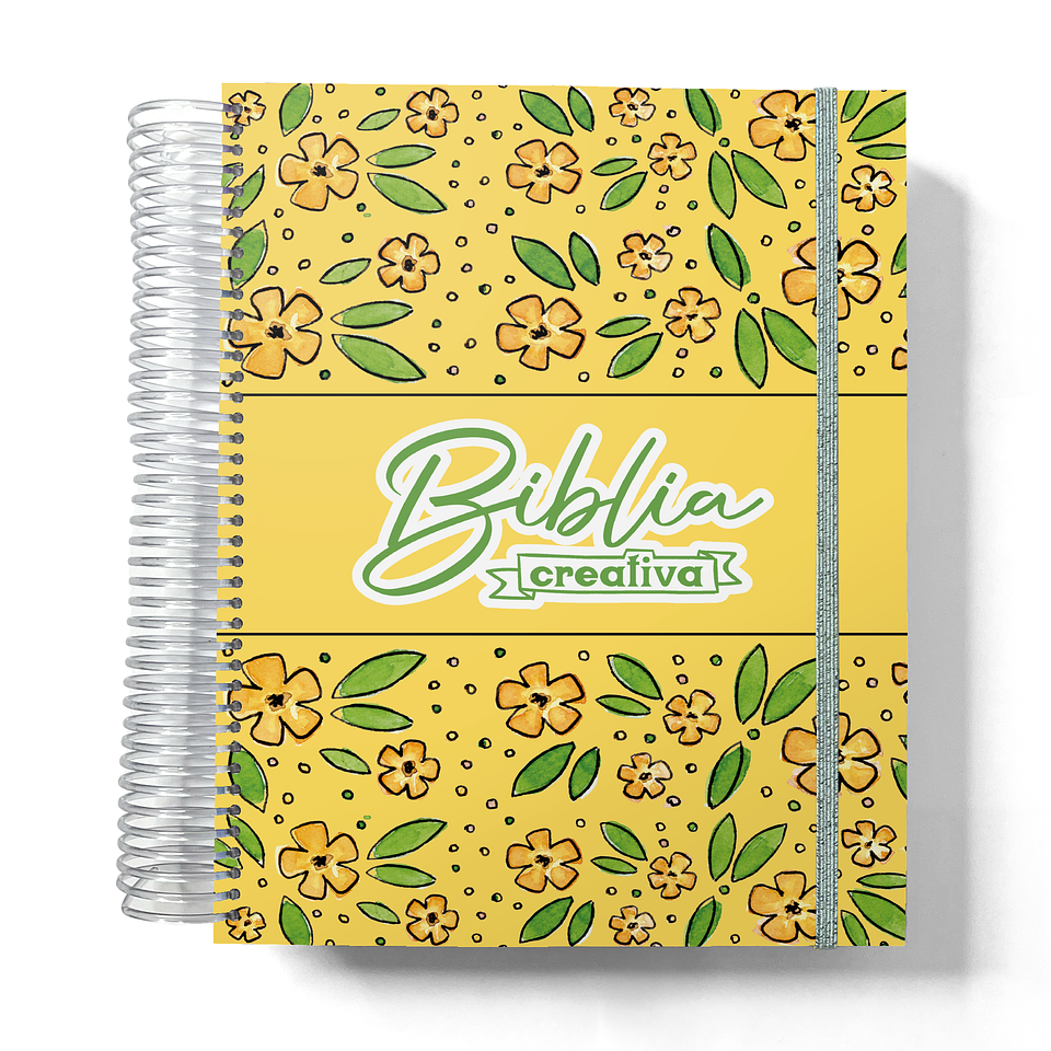 Biblia Creativa Flores Amarillas 1