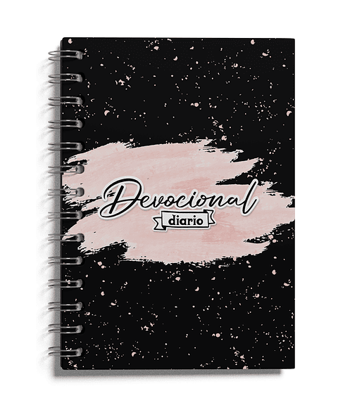 Cuaderno Devocional Noche Acuarela