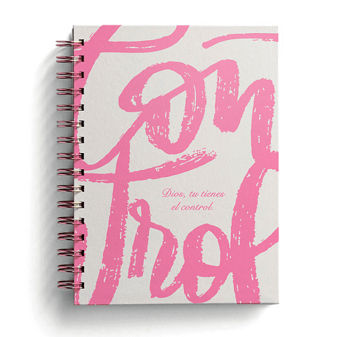 Agenda Dios Tiene el Control XL Rosada