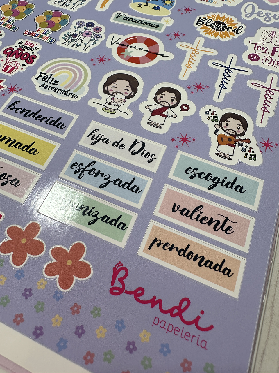 Agenda Dios Tiene el Control XL Lila 7