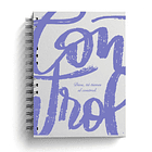 Agenda Dios Tiene el Control XL Lila 1