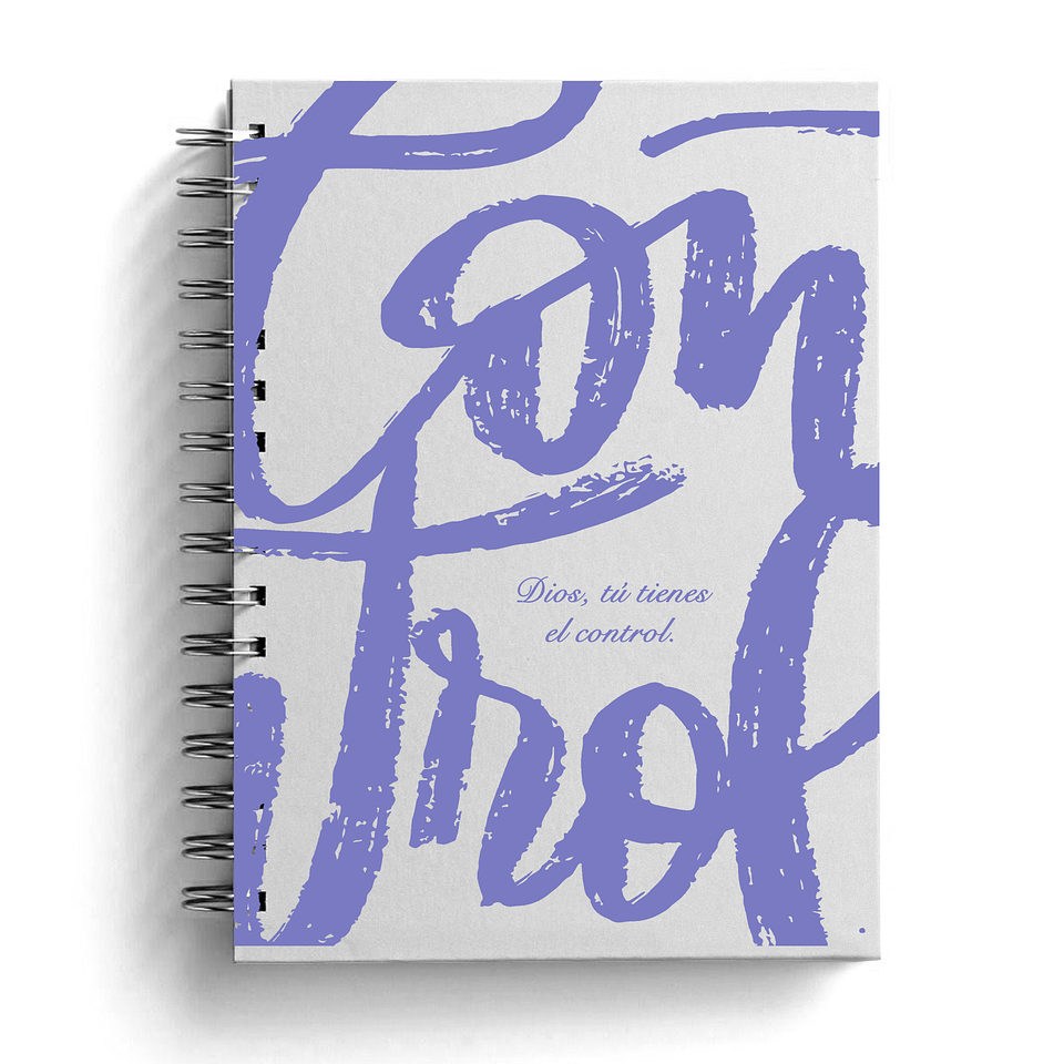 Agenda Dios Tiene el Control XL Lila 1