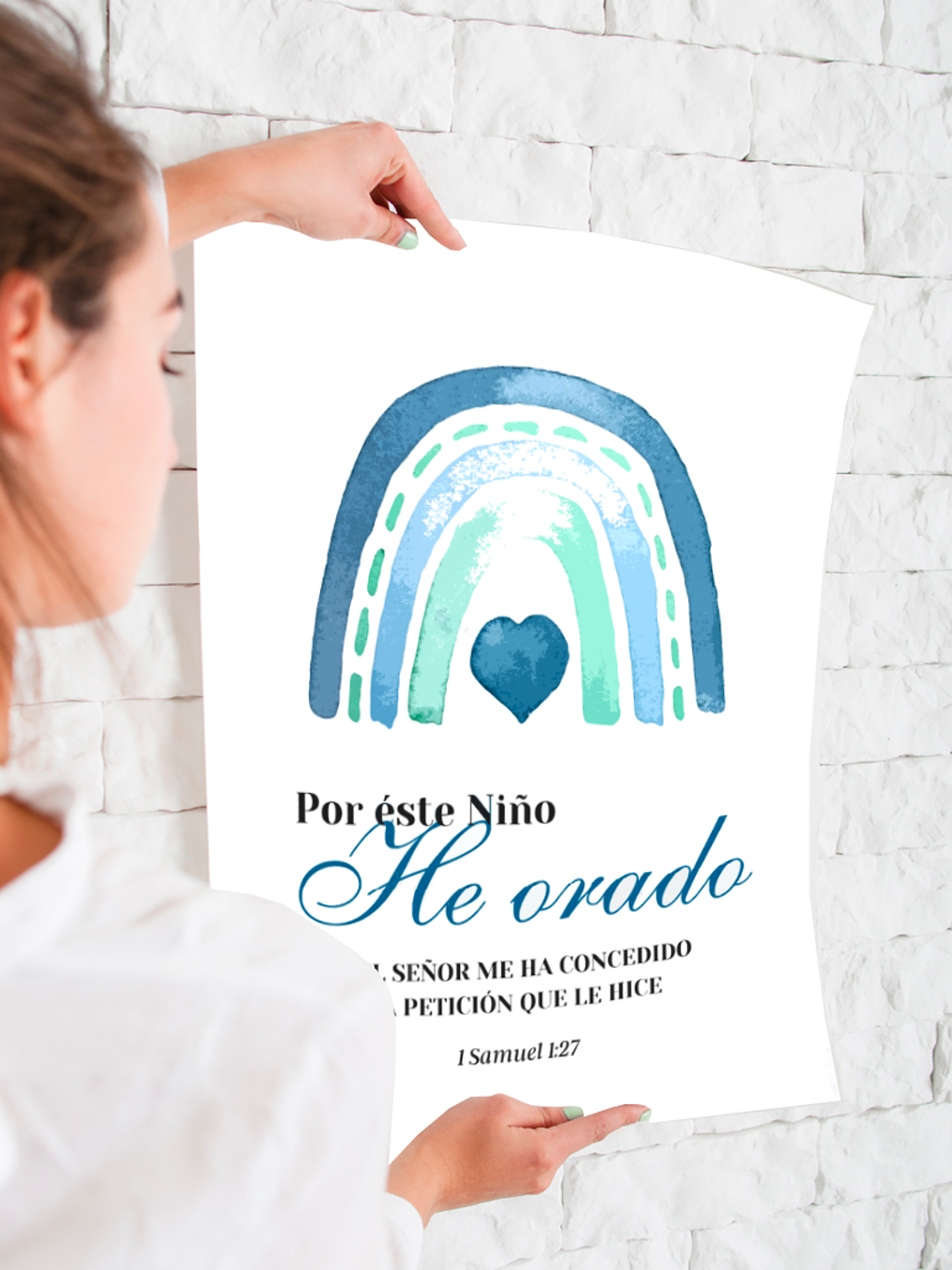 Lámina infantil por éste niño he orado 1