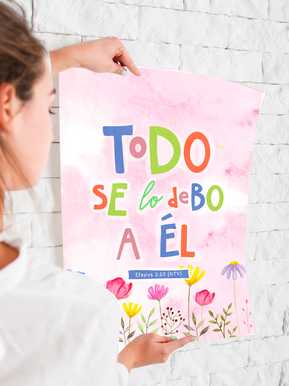 Lámina Todo se lo debo a Él 1