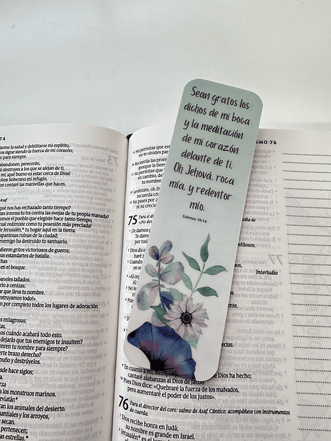 Separador Termolaminado Salmos 19:14