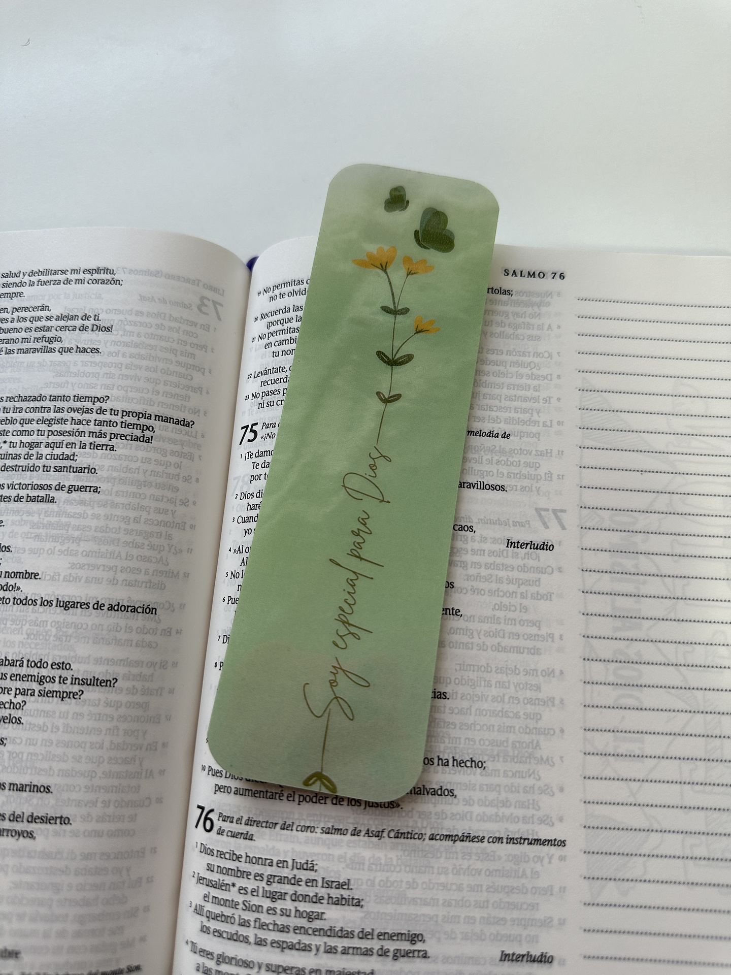 Separador Termolaminado soy especial para Dios 1