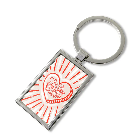 Llavero Confía en el Señor