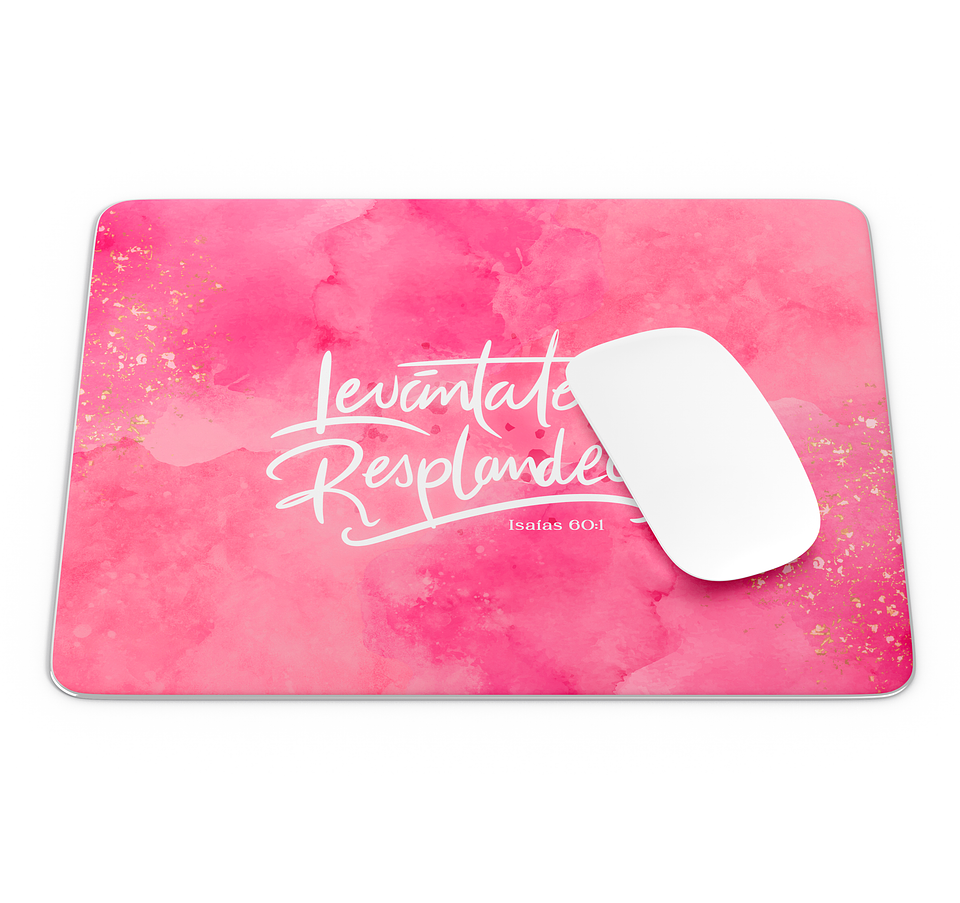 Mouse Pad Levántate y Resplandece 1