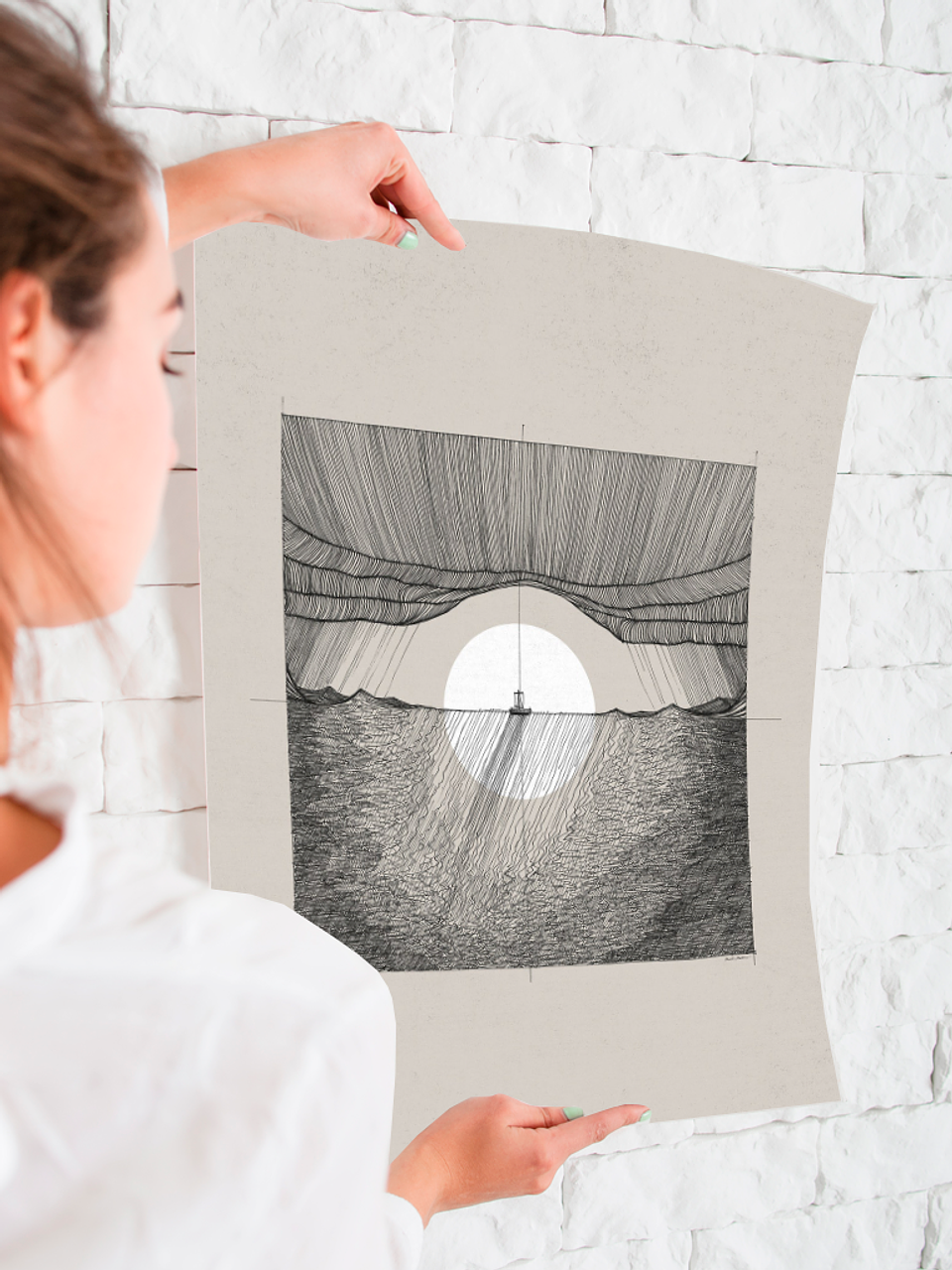 Lámina paz en la tormenta 1