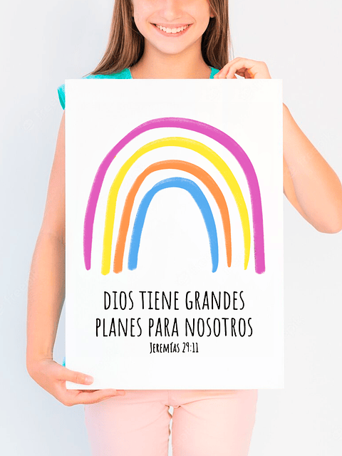 Lámina infantil Promesas