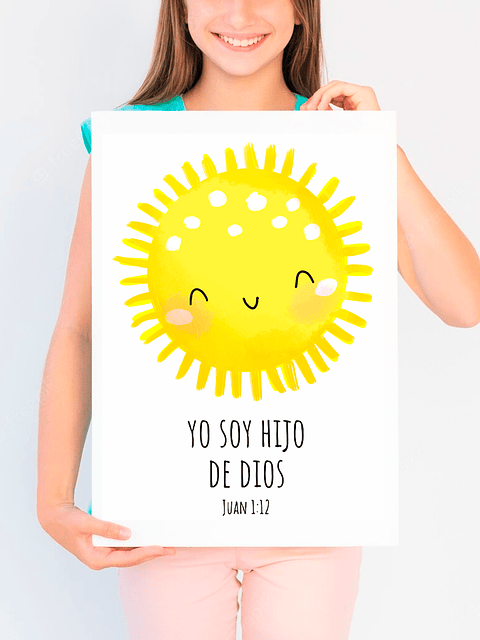 Lámina infantil Hijo De Dios