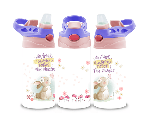 Botella Kids Su Amor calma todos mis Miedos 