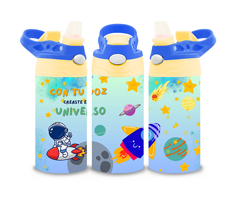 Botella Kids Con Tu voz creaste el universo 