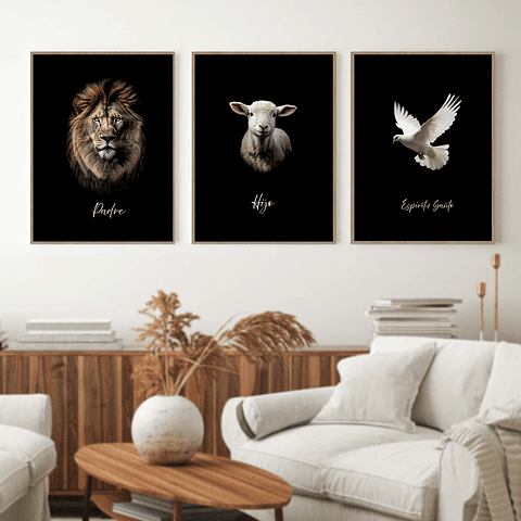 Set 3 Cuadros -  Trinidad