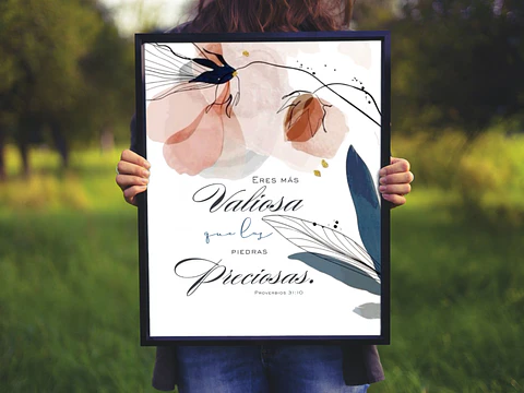 Cuadro - Eres más Valiosa 