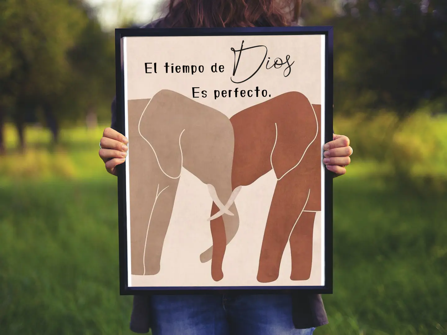 Cuadro - El Tiempo de Dios es perfecto  1