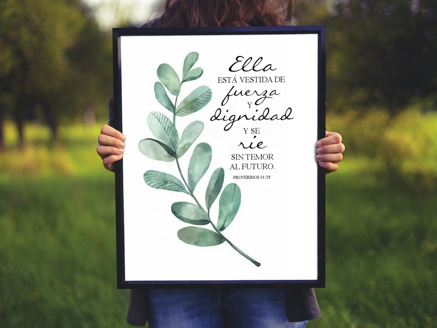 Cuadro -Fuerza y Dignidad 1