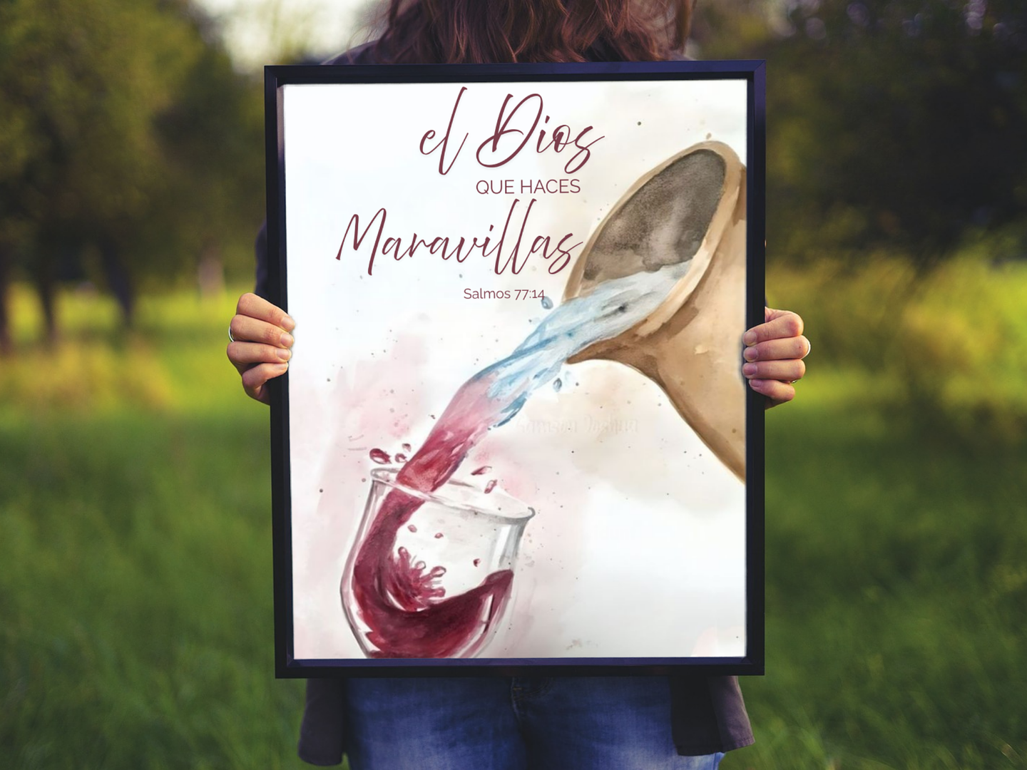 Cuadro - El Dios que hace Maravillas  1