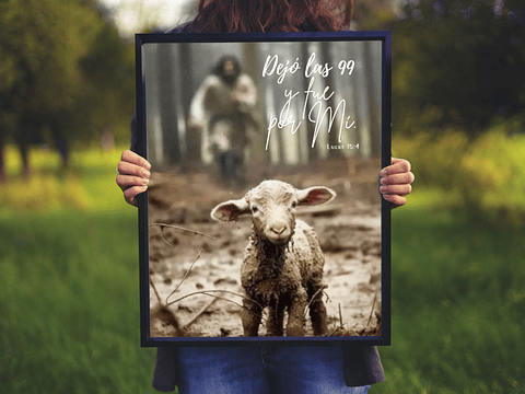 Cuadro - La oveja Perdida 