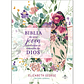 Biblia de una joven conforme al corazón de Dios RVR60 – Lujo Floral - Miniatura 1