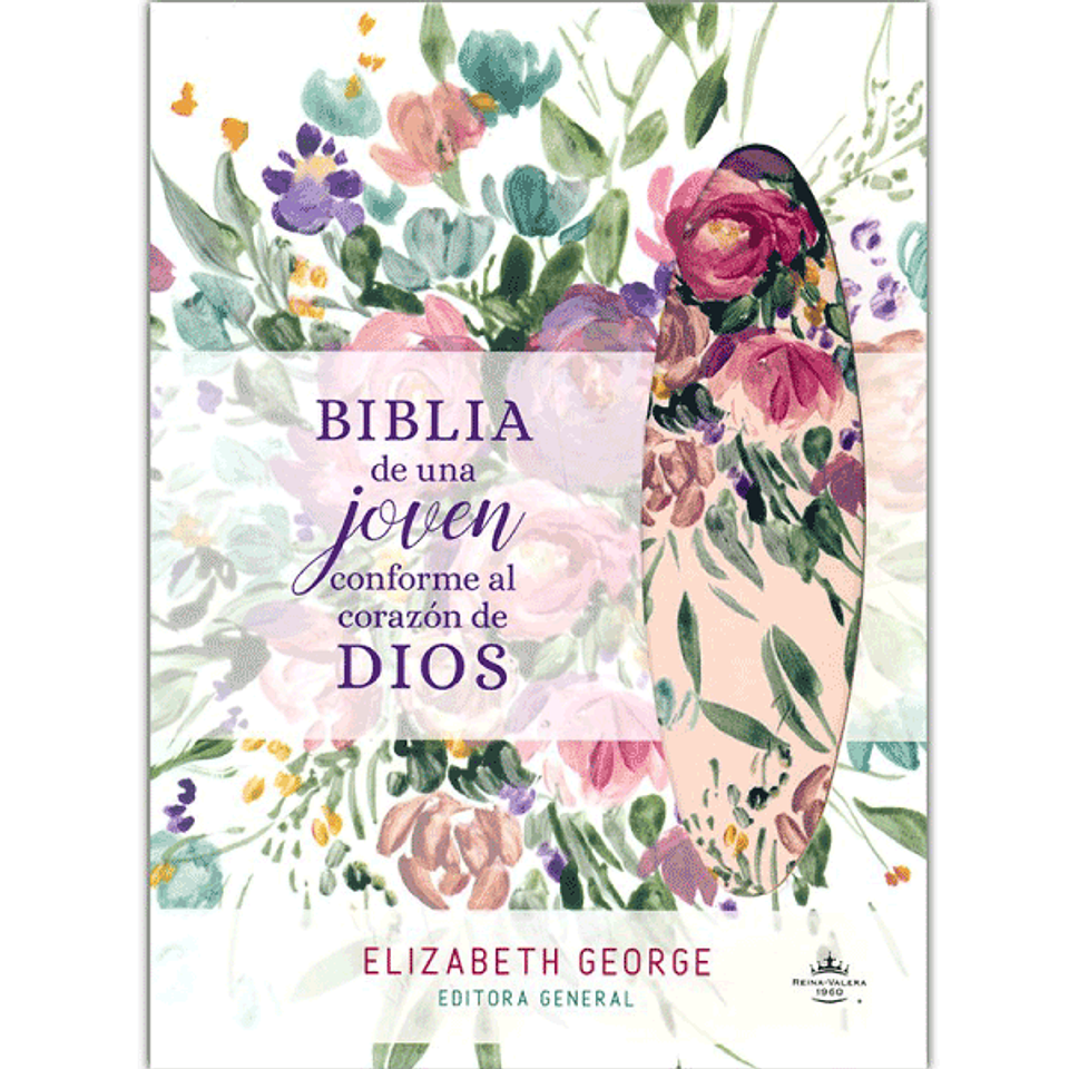 Biblia de una joven conforme al corazón de Dios RVR60 – Lujo Floral 1