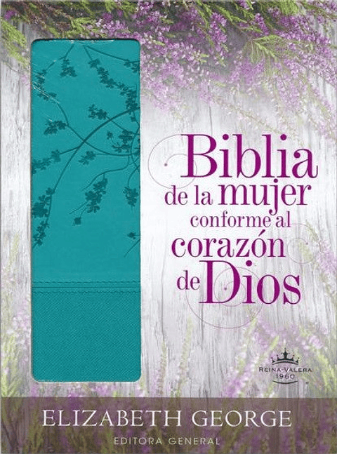 Biblia devocional de la mujer conforme al corazón de Dios: Aqua RVR 1960