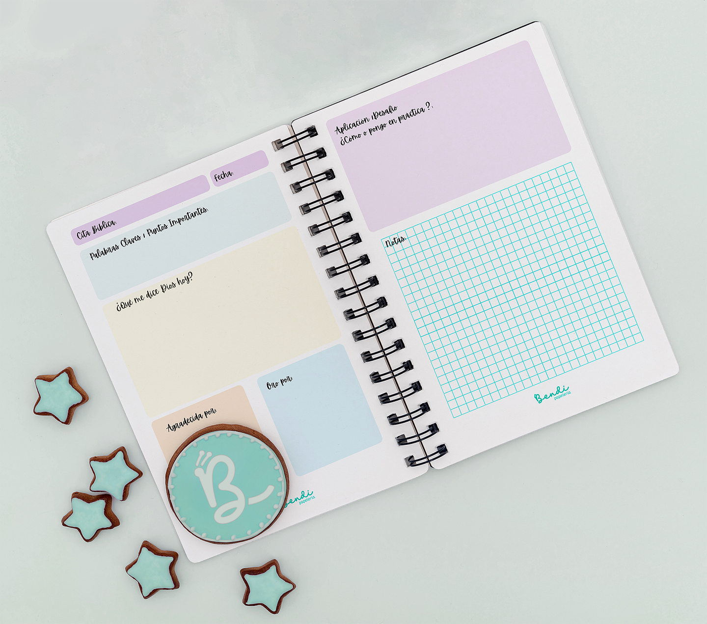 Cuaderno Devocional con Foil Rose Gold 2